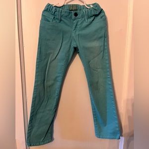 GapKids size 6 skinny-turquoise colored pants-adjustable waist